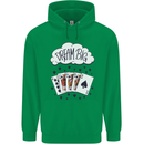 Poker Dream Big Mens 80% Cotton Hoodie Irish Green