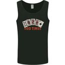 Poker Odd Times Funny Mens Vest Tank Top Black