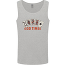 Poker Odd Times Funny Mens Vest Tank Top Sports Grey
