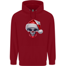 Poland Christmas Skull Xmas Polish Biker Flag Childrens Kids Hoodie Red