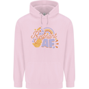 Pregnant AF New Baby Pregnancy Mum Childrens Kids Hoodie Light Pink