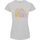 Pregnant AF New Baby Pregnancy Mum Womens Petite Cut T-Shirt Sports Grey