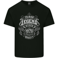 Premium Legend 53rd Birthday 1970 Mens Cotton T-Shirt Tee Top Black