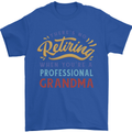 Professional Grandma Funny Retirement Retired Mens T-Shirt 100% Cotton Royal Blue