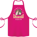 Promoted to Grandad Est. 2022 Cotton Apron 100% Organic Pink