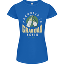 Promoted to Grandad Est. 2022 Womens Petite Cut T-Shirt Royal Blue