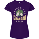 Promoted to Grandad Est. 2023 Womens Petite Cut T-Shirt Purple