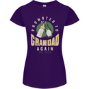 Promoted to Grandad Est. 2025 Womens Petite Cut T-Shirt Purple