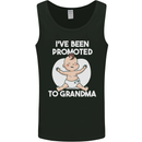 Promoted to Grandma Funny Baby Boy Girl Mens Vest Tank Top Black
