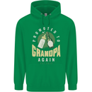 Promoted to Grandpa Est. 2023 Childrens Kids Hoodie Irish Green