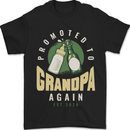 Promoted to Grandpa Est. 2026 Mens T-Shirt 100% Cotton Black