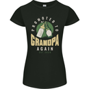Promoted to Grandpa Est. 2026 Womens Petite Cut T-Shirt Black