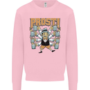 Prost German Oktoberfest Beer Mens Sweatshirt Jumper Light Pink