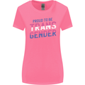 Proud to Be Transgender LGBT Womens Wider Cut T-Shirt Azalea