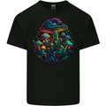 Psychedelic Magic Mushrooms Trippy LSD Mens Womens Kids Unisex Black Kids T-Shirt