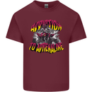 Quad Biking Adrenaline Off Road ATV Biker Mens Cotton T-Shirt Tee Top Maroon