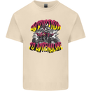 Quad Biking Adrenaline Off Road ATV Biker Mens Cotton T-Shirt Tee Top Natural