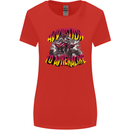 Quad Biking Adrenaline Off Road ATV Biker Womens Wider Cut T-Shirt Red