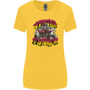 Quad Biking Adrenaline Off Road ATV Biker Womens Wider Cut T-Shirt Yellow