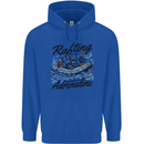 Rafting Get Soaked in Adrenaline White Water Childrens Kids Hoodie Royal Blue