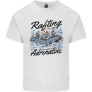 Rafting Get Soaked in Adrenaline White Water Kids T-Shirt Childrens White