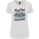 Rafting Get Soaked in Adrenaline White Water Womens Wider Cut T-Shirt White