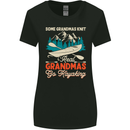 Real Grandmas Go Kayaking Funny Kayak Womens Wider Cut T-Shirt Black