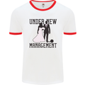 Just Married Under New Management Mens Ringer T-Shirt White/Red