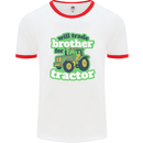 Will Trade Brother For Tractor Farmer Mens Ringer T-Shirt White/Red