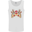 Reindeer Joypad Christmas Gaming Gamer Mens Vest Tank Top White