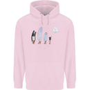 Retro Data Storage Funny Geek Nerd CD PC Mens 80% Cotton Hoodie Light Pink