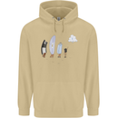 Retro Data Storage Funny Geek Nerd CD PC Mens 80% Cotton Hoodie Sand