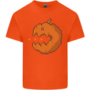 Retro Video Games Halloween Pumpkin Funny Kids T-Shirt Childrens Orange