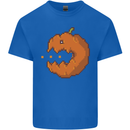 Retro Video Games Halloween Pumpkin Funny Kids T-Shirt Childrens Royal Blue