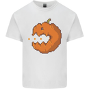 Retro Video Games Halloween Pumpkin Funny Kids T-Shirt Childrens White