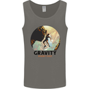 Rock Climbing Gravity Doesnt Exist Climber Mens Vest Tank Top Charcoal