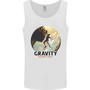 Rock Climbing Gravity Doesnt Exist Climber Mens Vest Tank Top White