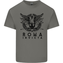 Roma Invicta Training Bodybuilding Gym Mens Cotton T-Shirt Tee Top Charcoal