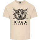 Roma Invicta Training Bodybuilding Gym Mens Cotton T-Shirt Tee Top Natural