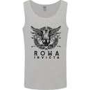 Roma Invicta Training Bodybuilding Gym Mens Vest Tank Top Sports Grey