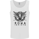 Roma Invicta Training Bodybuilding Gym Mens Vest Tank Top White