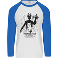 Noctiphobia Phobia of Night Halloween Mens L/S Baseball T-Shirt White/Royal Blue