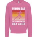 Running Dad Cross Country Marathon Runner Mens Sweatshirt Jumper Azalea