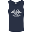 SPQR Eagle Gym Training Bodybuilding Mens Vest Tank Top Navy Blue