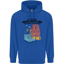Sand In Boots Funny Hiking Travelling Camping Mens 80% Cotton Hoodie Royal Blue