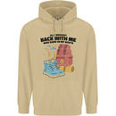 Sand In Boots Funny Hiking Travelling Camping Mens 80% Cotton Hoodie Sand