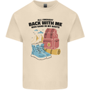 Sand In Boots Funny Hiking Travelling Camping Mens Cotton T-Shirt Tee Top Natural