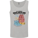 Sand In Boots Funny Hiking Travelling Camping Mens Vest Tank Top Sports Grey