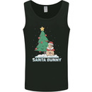 Santa Bunny Rabbit Christmas Xmas Mens Vest Tank Top Black