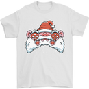 Santa Controller Video Games Gaming Joypad Xmas Mens T-Shirt 100% Cotton White